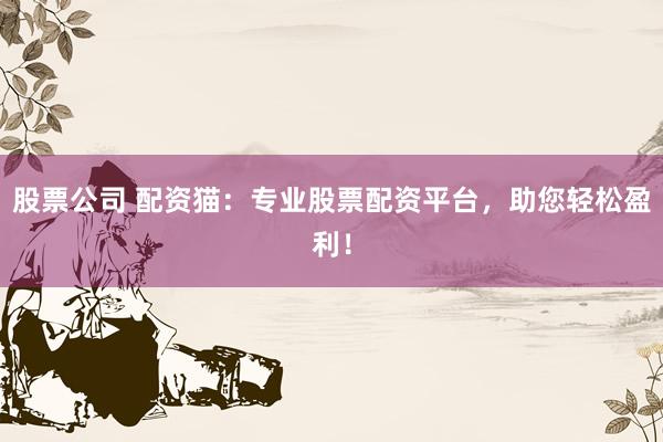 股票公司 配资猫：专业股票配资平台，助您轻松盈利！
