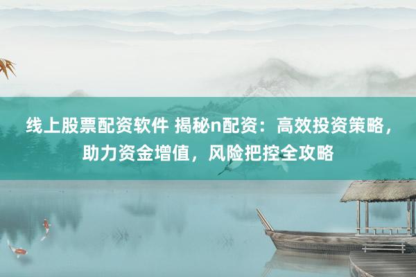 线上股票配资软件 揭秘n配资：高效投资策略，助力资金增值，风险把控全攻略