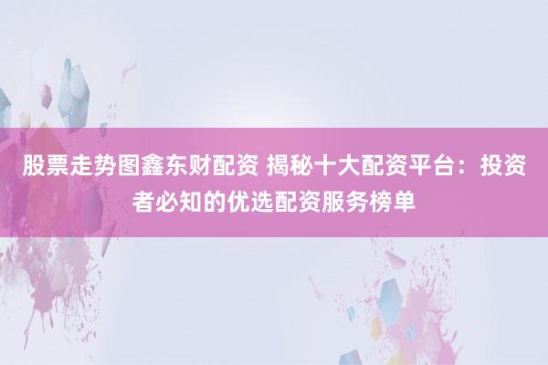 股票走势图鑫东财配资 揭秘十大配资平台：投资者必知的优选配资服务榜单